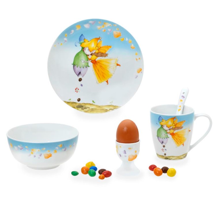 Παιδικό Σετ Φαγητού 5τμχ Πορσελάνης Fairy CRYSPO TRIO 28.1587.90 (Υλικό: Πορσελάνη, Μέγεθος: Παιδικά) - CRYSPO TRIO - 28.1587.90